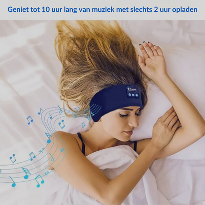 Sleep This Way™ Zachte Bluetooth Slaapband met Oogmasker – Comfortabel geluid voor een diepe, ongestoorde slaap
